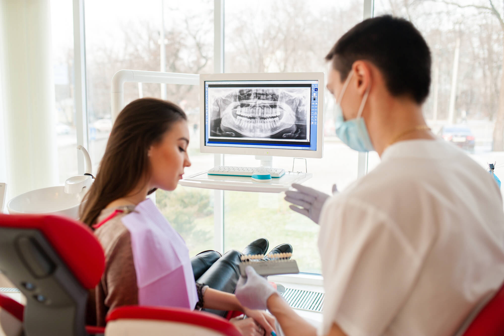 Patient getting Dental Implants in Fort Pierce