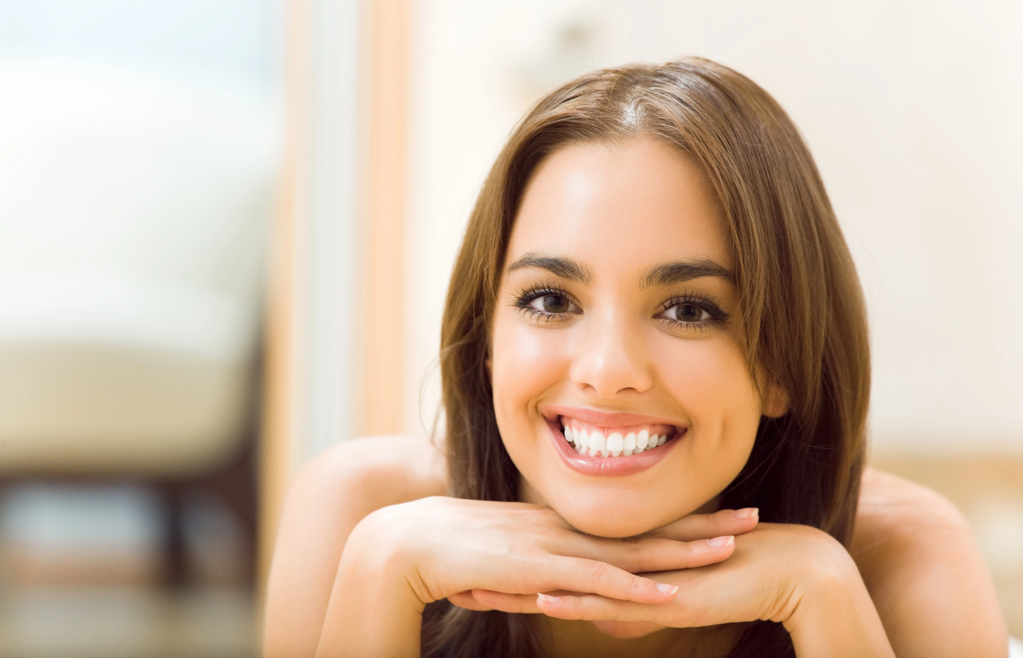 Girl smiling after getting Dental implants Fort Pierce