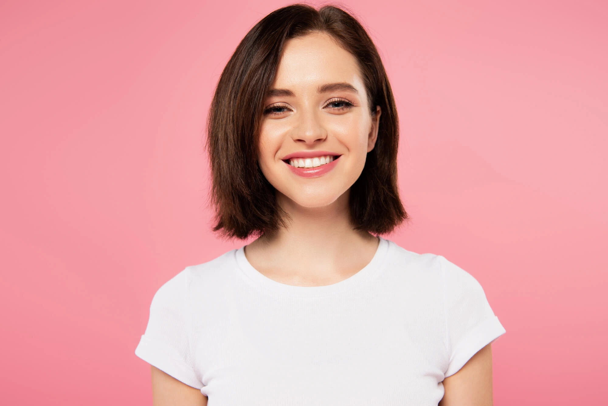 Woman smiling with Dental Bridges Fort Pierce