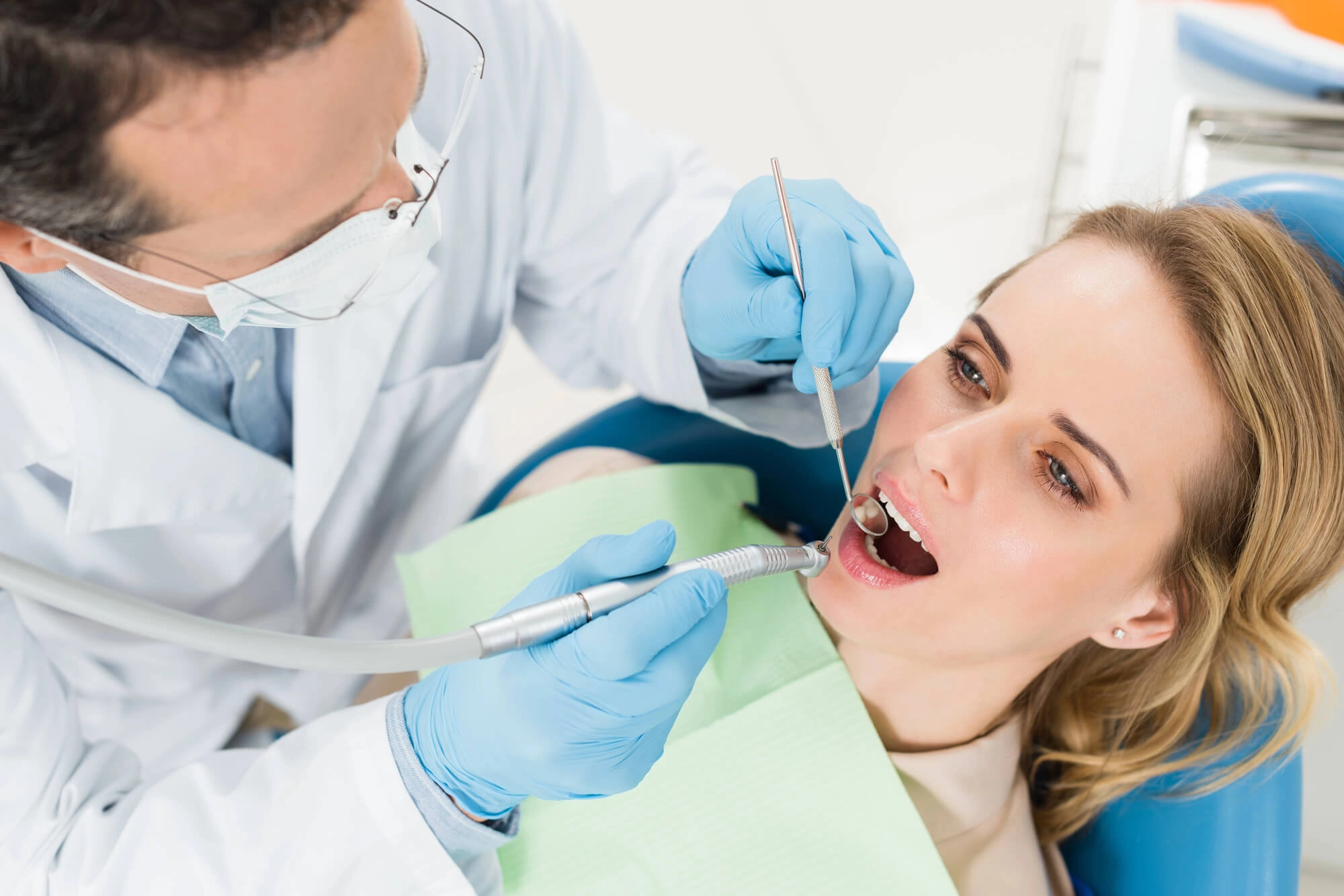 Undergoing treatment by dentist Port St Lucie