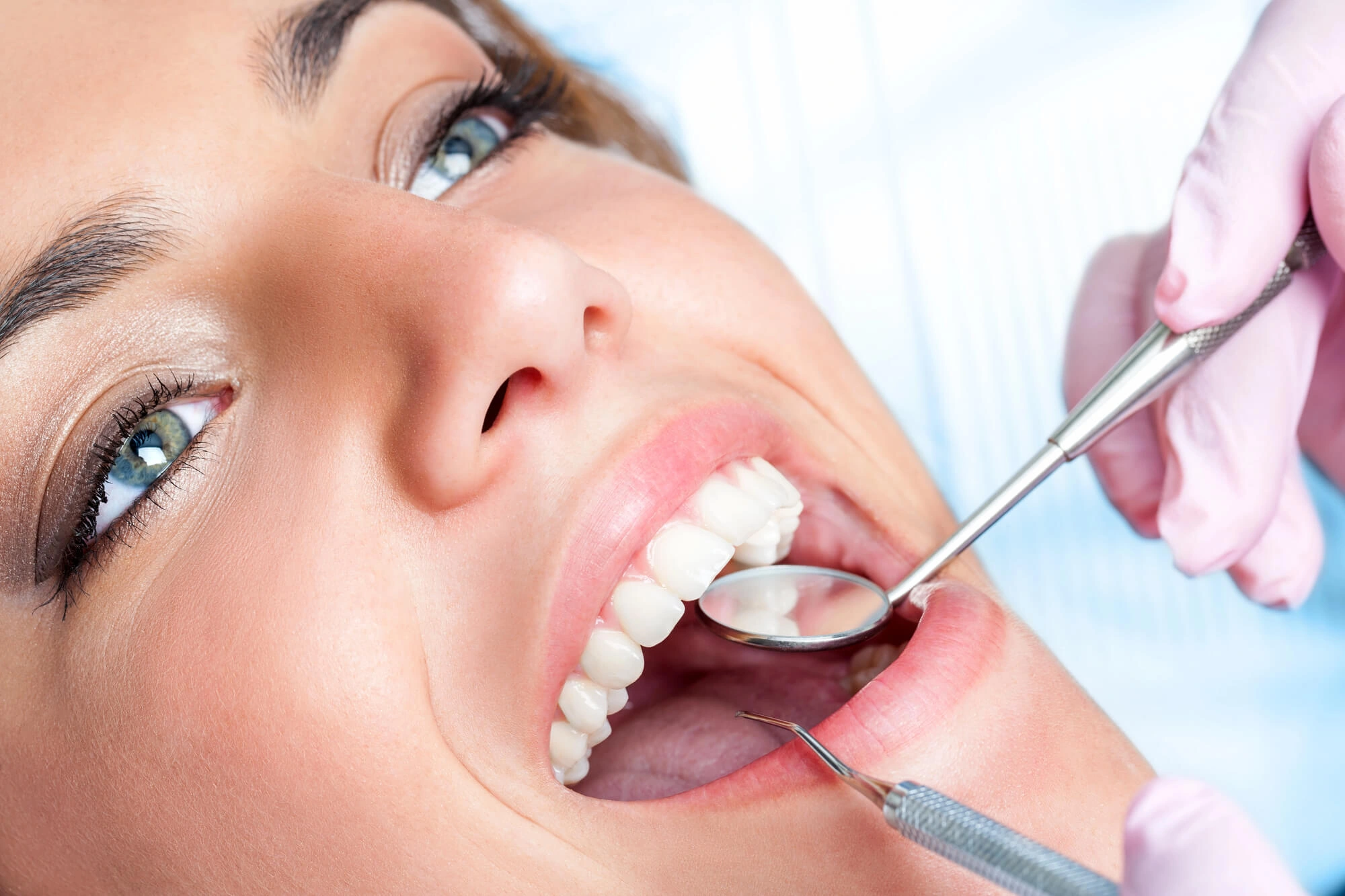 Getting checked by Emergency Dentist Fort Pierce