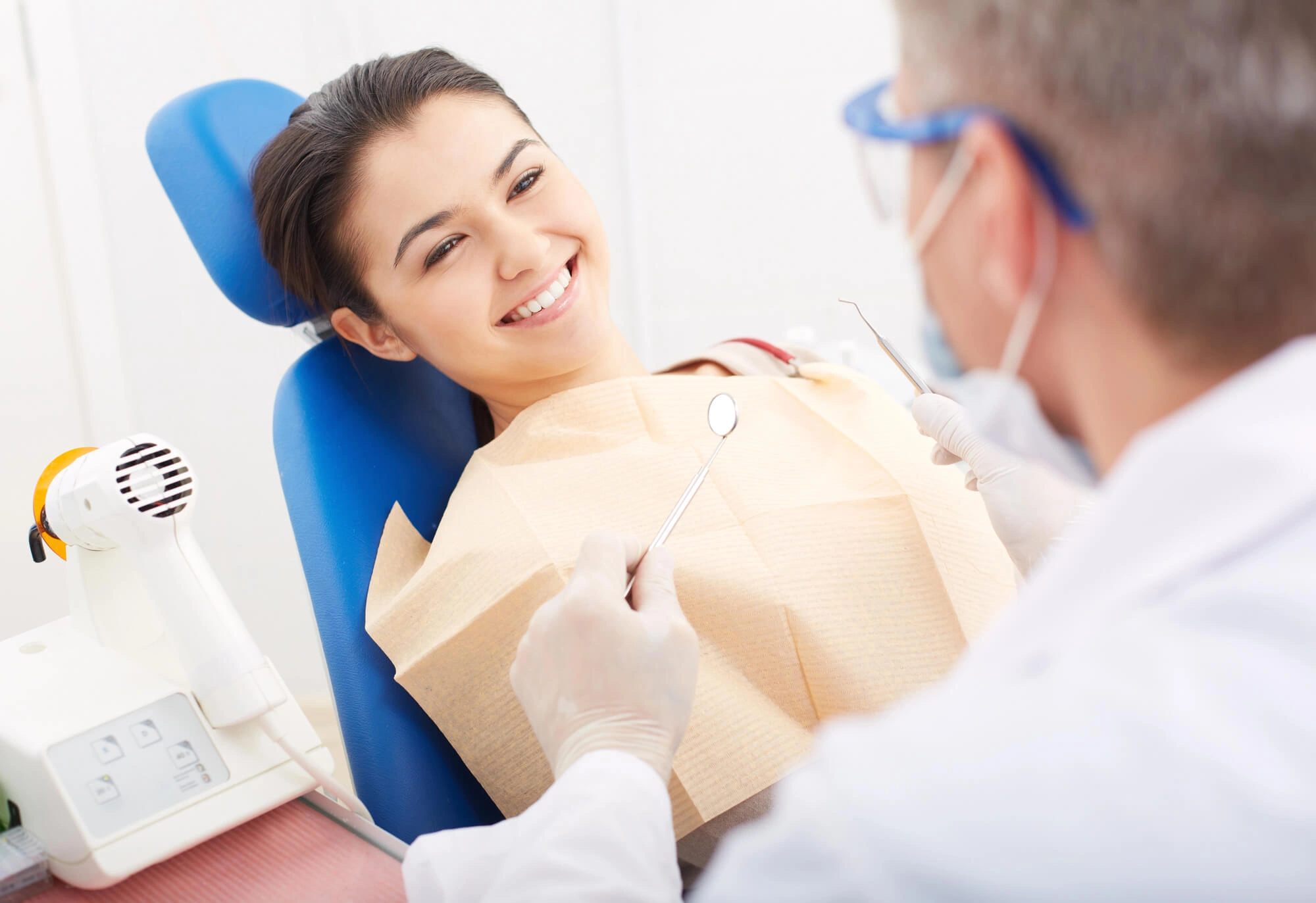 Smiling at Best Dentist in Fort Pierce
