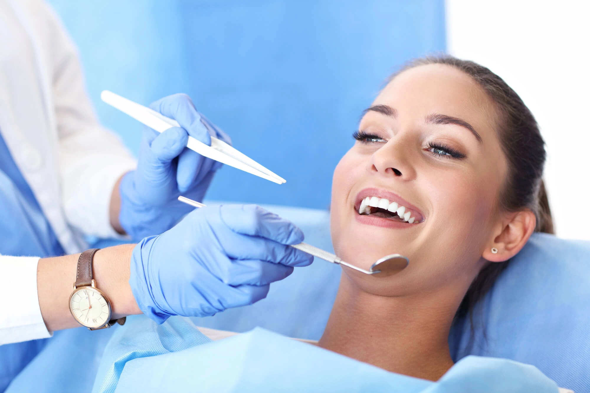 Smiling at Emergency Dentist Fort Pierce